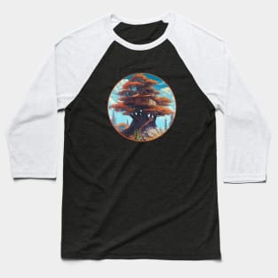 Fantasy Tree House Baseball T-Shirt